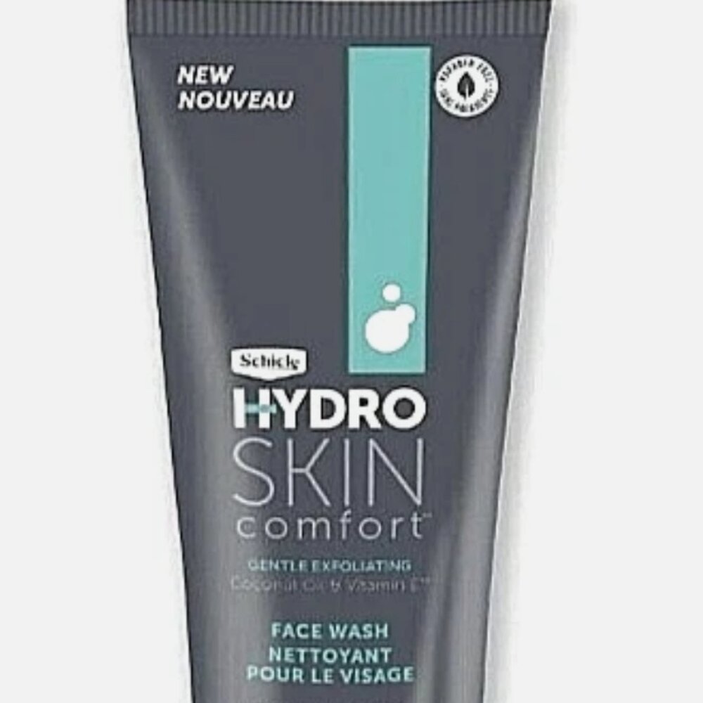 Schick Hydro Skin Comfort Gentle Exfoliating Face Wash for Men 5.0 fl oz